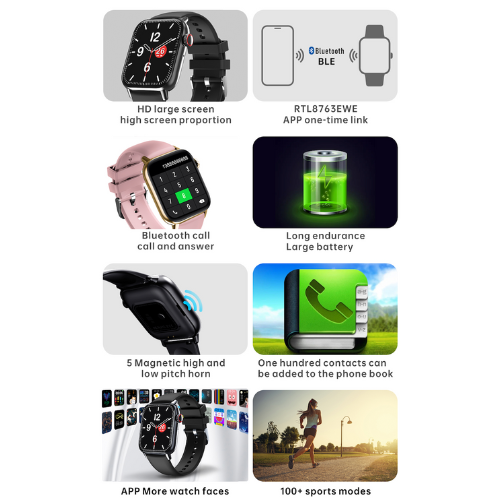 Pulze NovaX Smart Watch HD 1.83" Sports mode